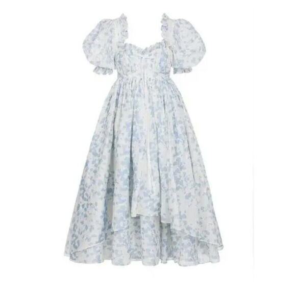 Selkie Dresses & Skirts - NWT Selkie The Hydrangea Ever After Midi Dress Size XL Blue #2H501